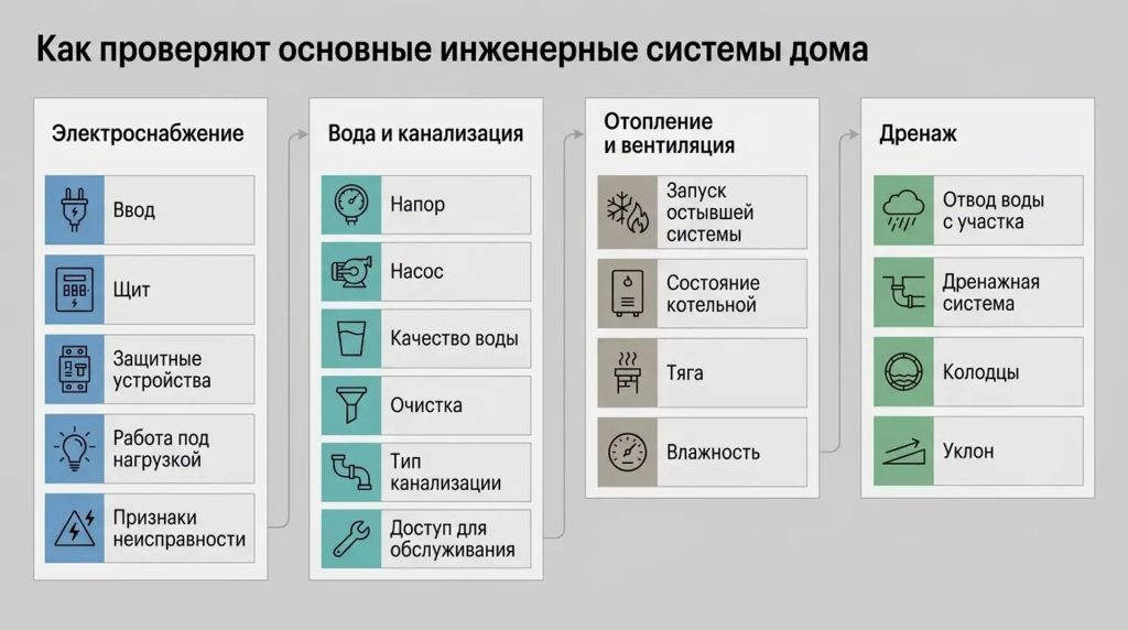 Как сверяют основные инженергные системы дома